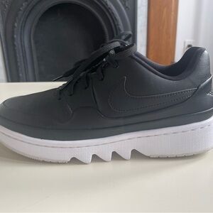 Women’s Nike Air Jordans Black Low-Top Sneaker